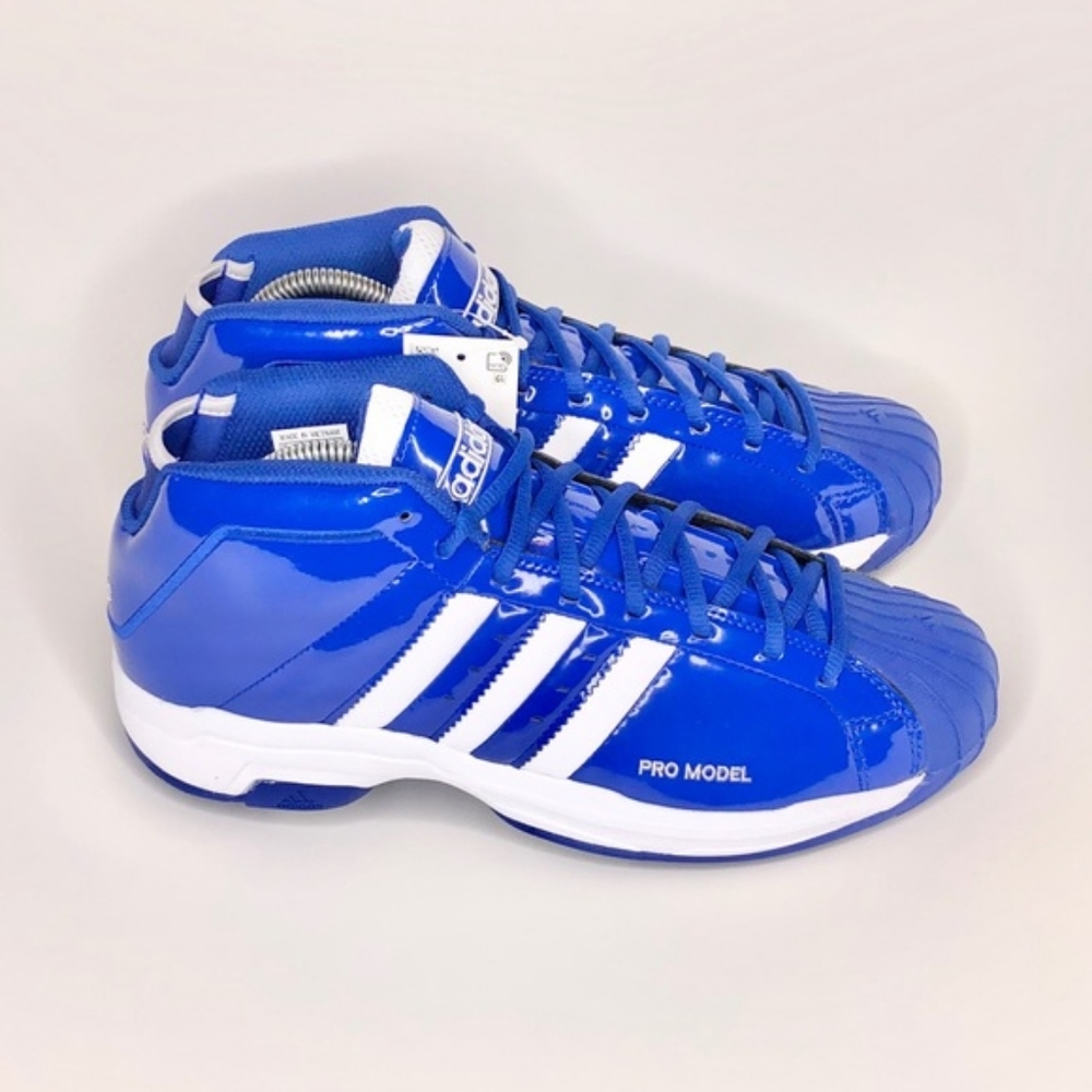 ADIDAS Pro model 2g Size 14.5 🔥 NWT 🔥🔥 blue wht
